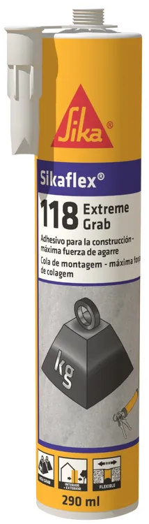 SIKAFLEX-118 EXTREM GRAB. BLANCO C47 (290 ML.) | SIKAFLEX-118 EXTREM GRAB. BLANCO C47 (290 ML.)